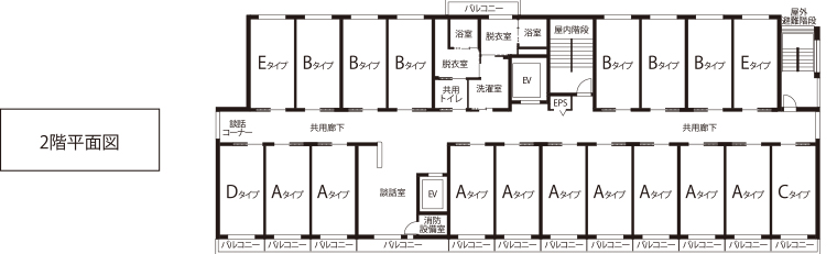 2階平面図