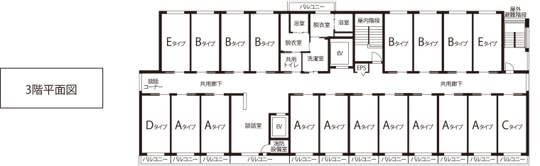 3階平面図